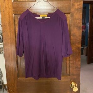 St. John purple blouse